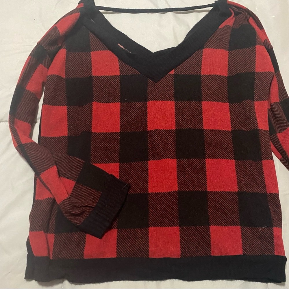 Buffalo Plaid Sweater
